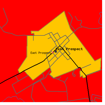 East Prospect map
