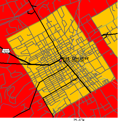 West Chester map