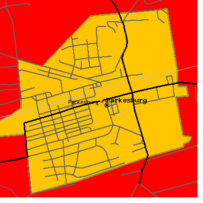 Parkesburg map