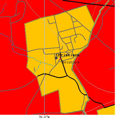 Christiana map