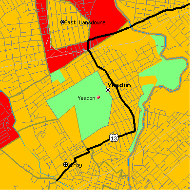 Yeadon map