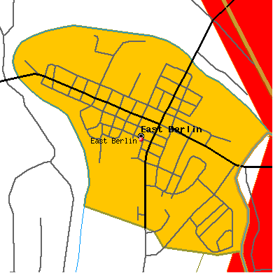 East Berlin map