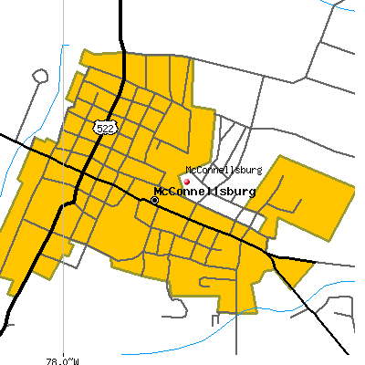 McConnellsburg map