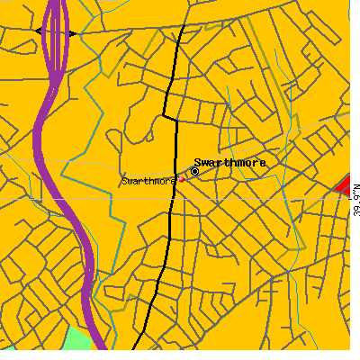 Swarthmore map