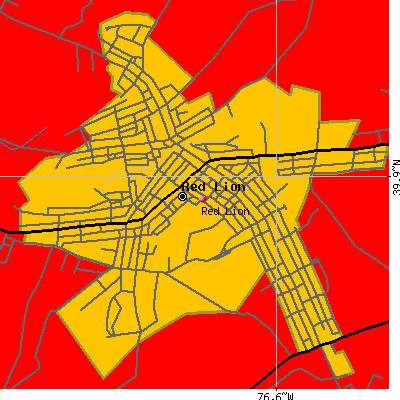 Red Lion map