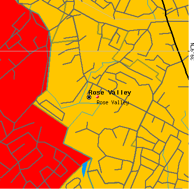 Rose Valley map