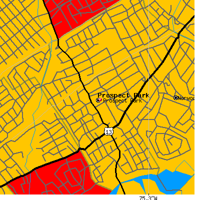 Prospect Park map
