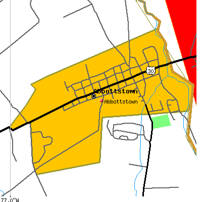Abbottstown map