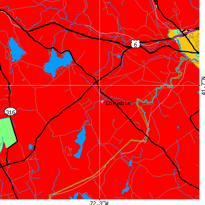 Columbia map