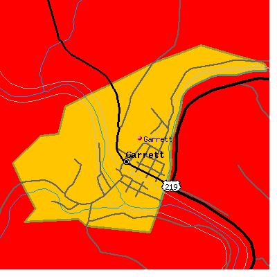 Garrett map
