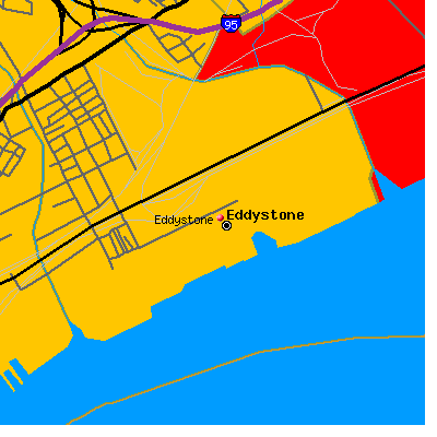 Eddystone map