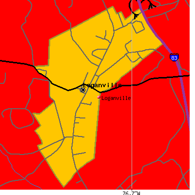 Loganville map