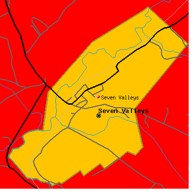 Seven Valleys map