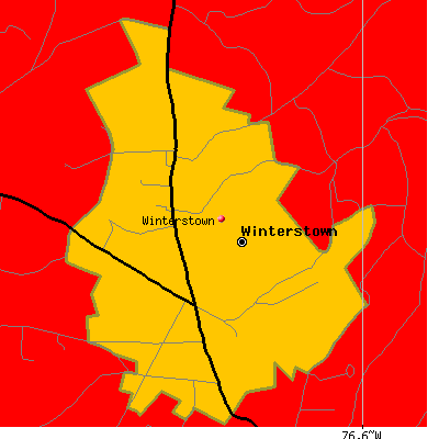 Winterstown map