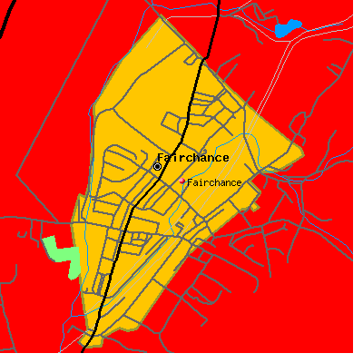 Fairchance map