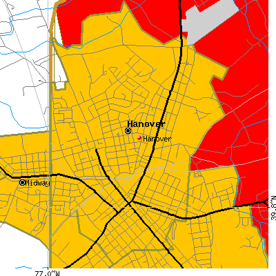 Hanover map