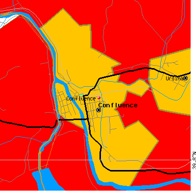 Confluence map