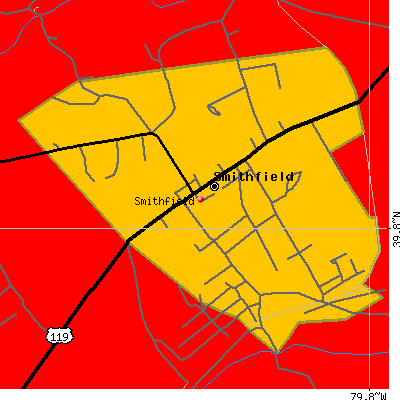 Smithfield map