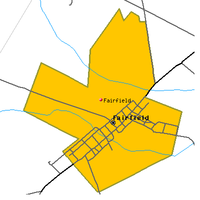 Fairfield map