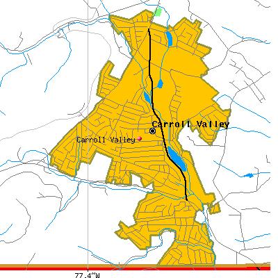 Carroll Valley map