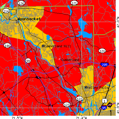 Cumberland map
