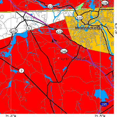 North Smithfield map