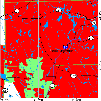 West Greenwich map