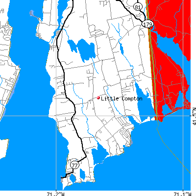 Little Compton map