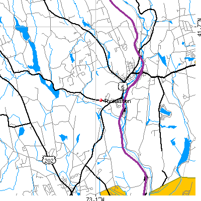 Thomaston map
