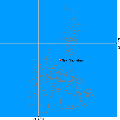 New Shoreham map