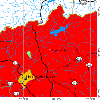 Tigerville map