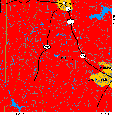 Gramling map