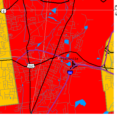 Plainville map