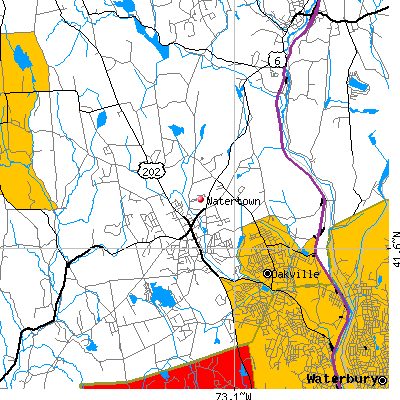 Watertown map