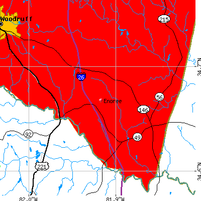 Enoree map
