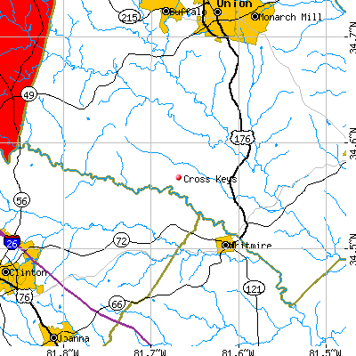 Cross Keys map