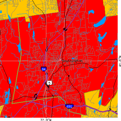 Southington map