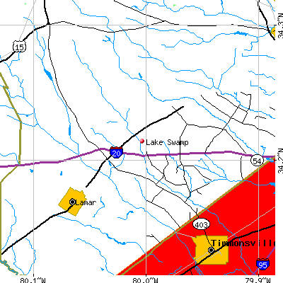 Lake Swamp map