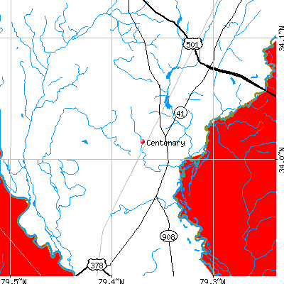 Centenary map