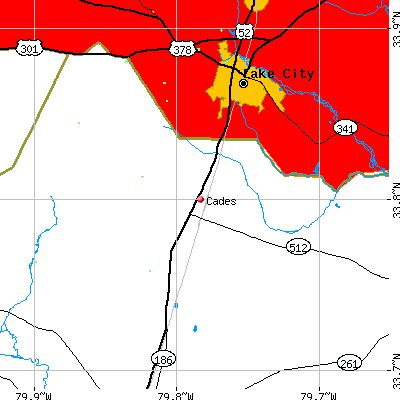 Cades map