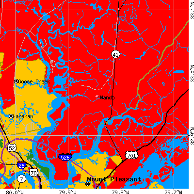 Wando map