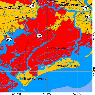 Johns Island map