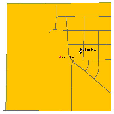 Wetonka map