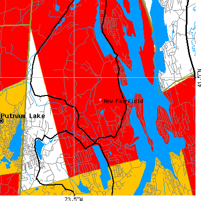New Fairfield map