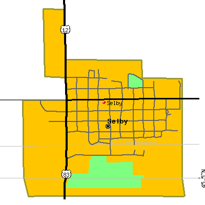 Selby map