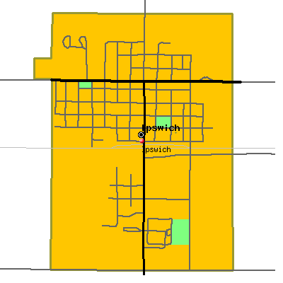 Ipswich map
