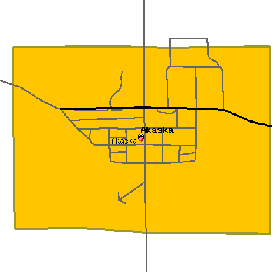 Akaska map