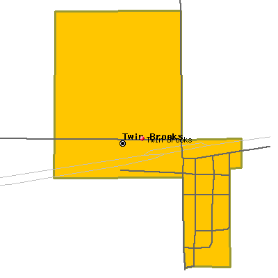 Twin Brooks map