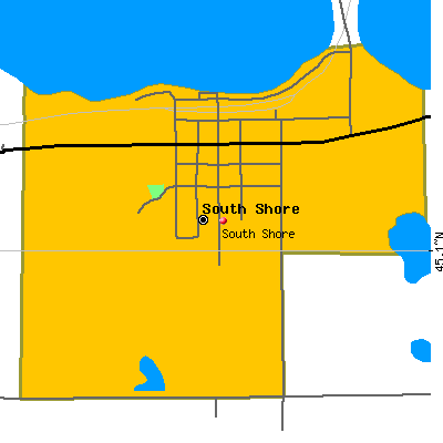 South Shore map