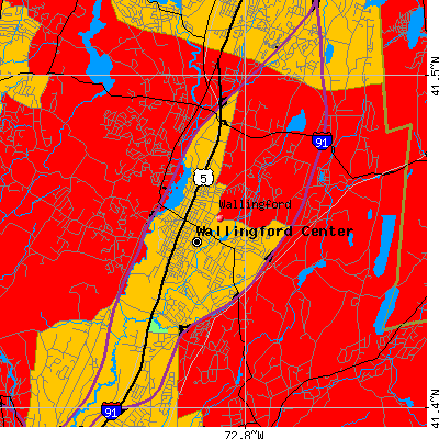 Wallingford map